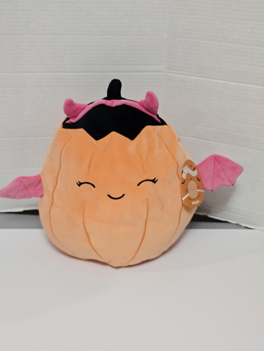 Squishmallows Original 11" Margie Pumpkin in Pink Devil Costume NEW